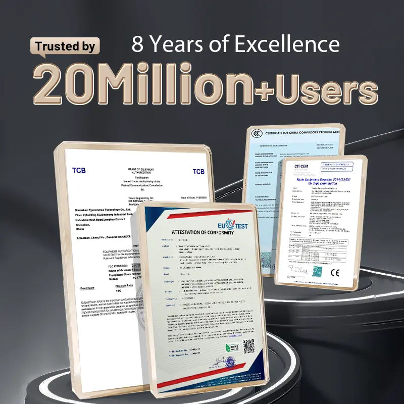 4G LTE Mobile WiFi Hotspot, No SIM or Contract, Connect up to 9 Devices, Portable Travel Internet