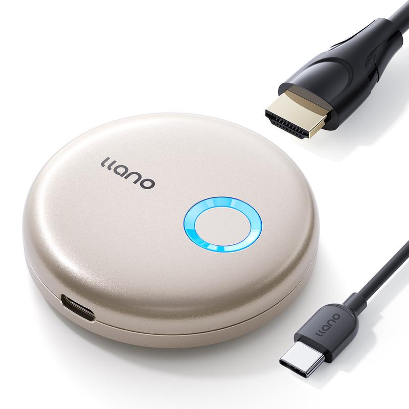 Wireless HDMI Transmitter & Receiver, Plug & Play HDMI Extender for Laptop, Phone to TV & Projector